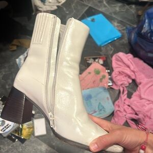 Boots white Jeffery Campbell